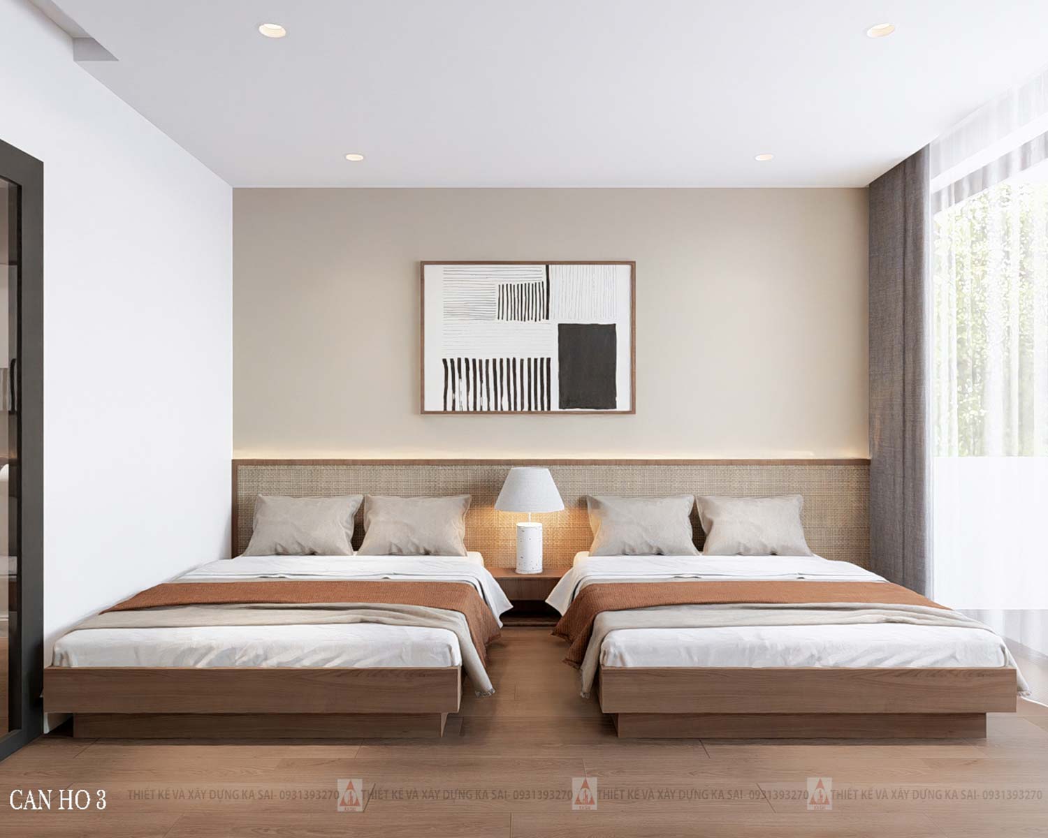 Thiết kế căn hộ cho thuê 6 tầng 5x24m