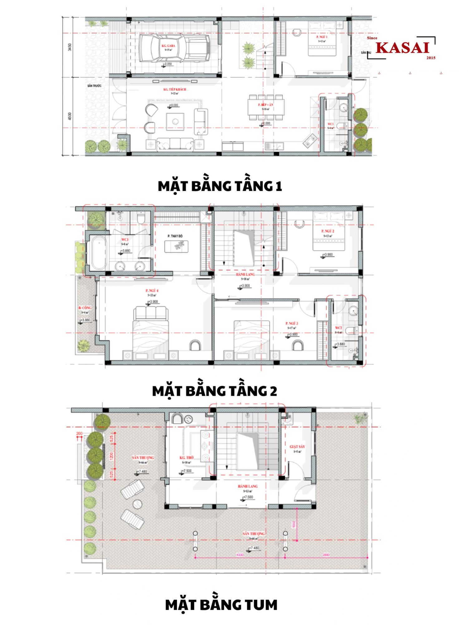 Bản vẽ thiết kế nhà 8x20m