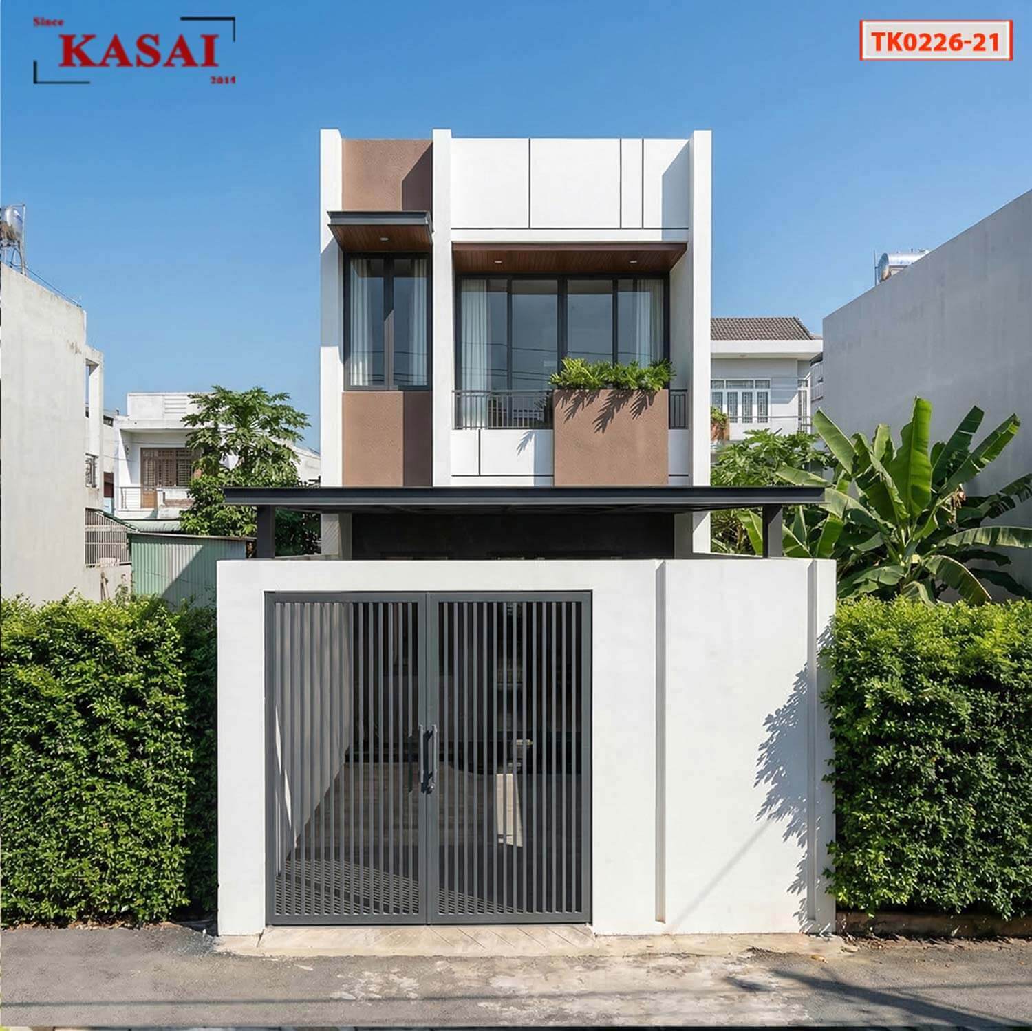 Nhà 2 tầng 5x16m