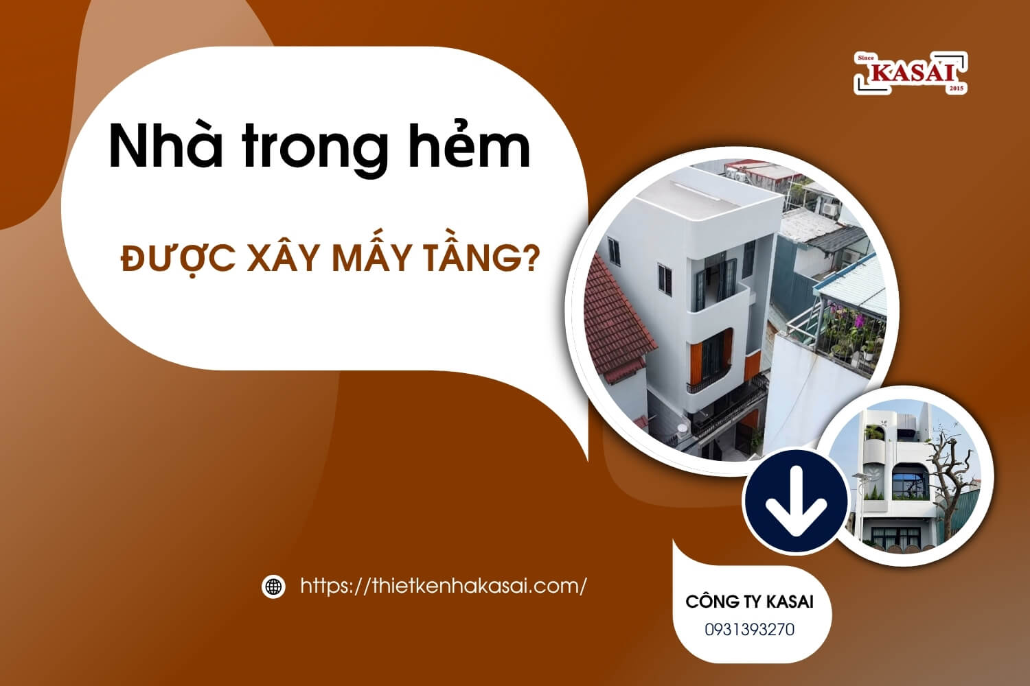 Nhà trong hẻm được xây mấy tầng