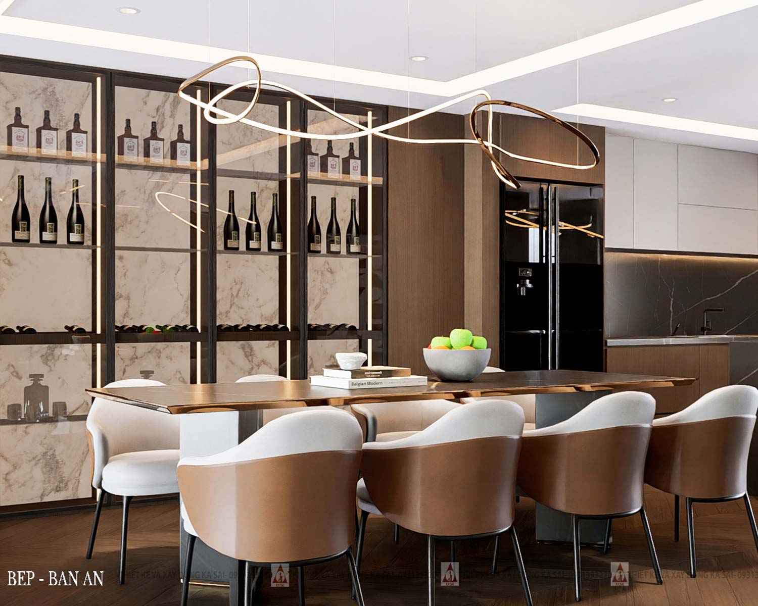 Thiết kế biệt thự 8x20m