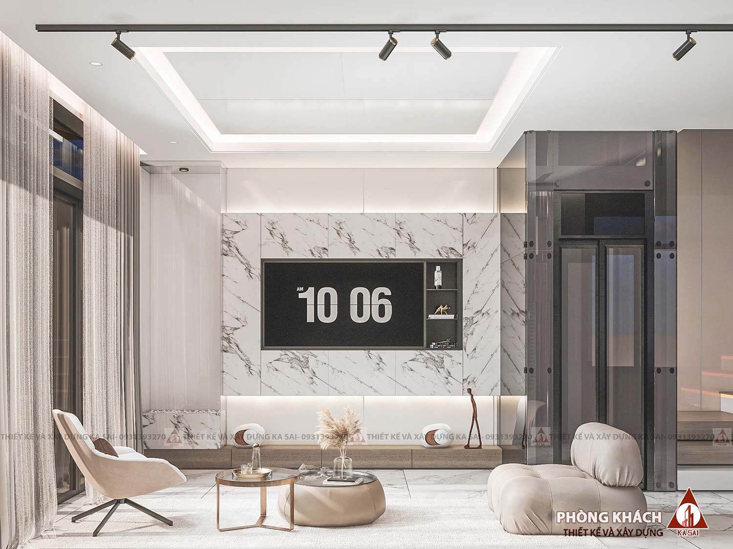 Nhà 5 tầng tân cổ điển