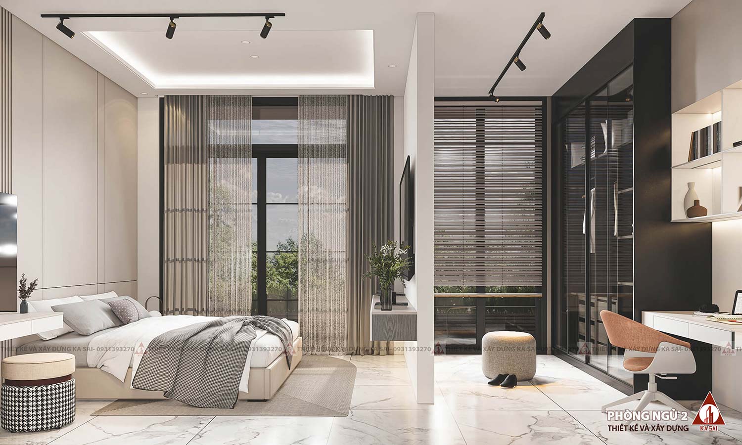 Nhà 5 tầng tân cổ điển