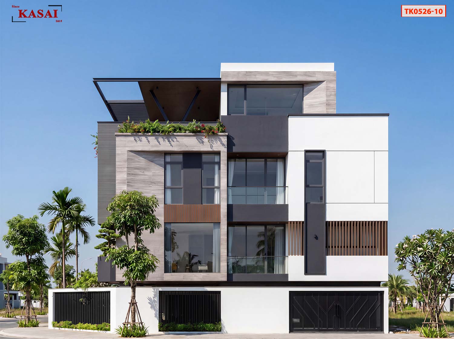 Thiết kế biệt thự 8x20m