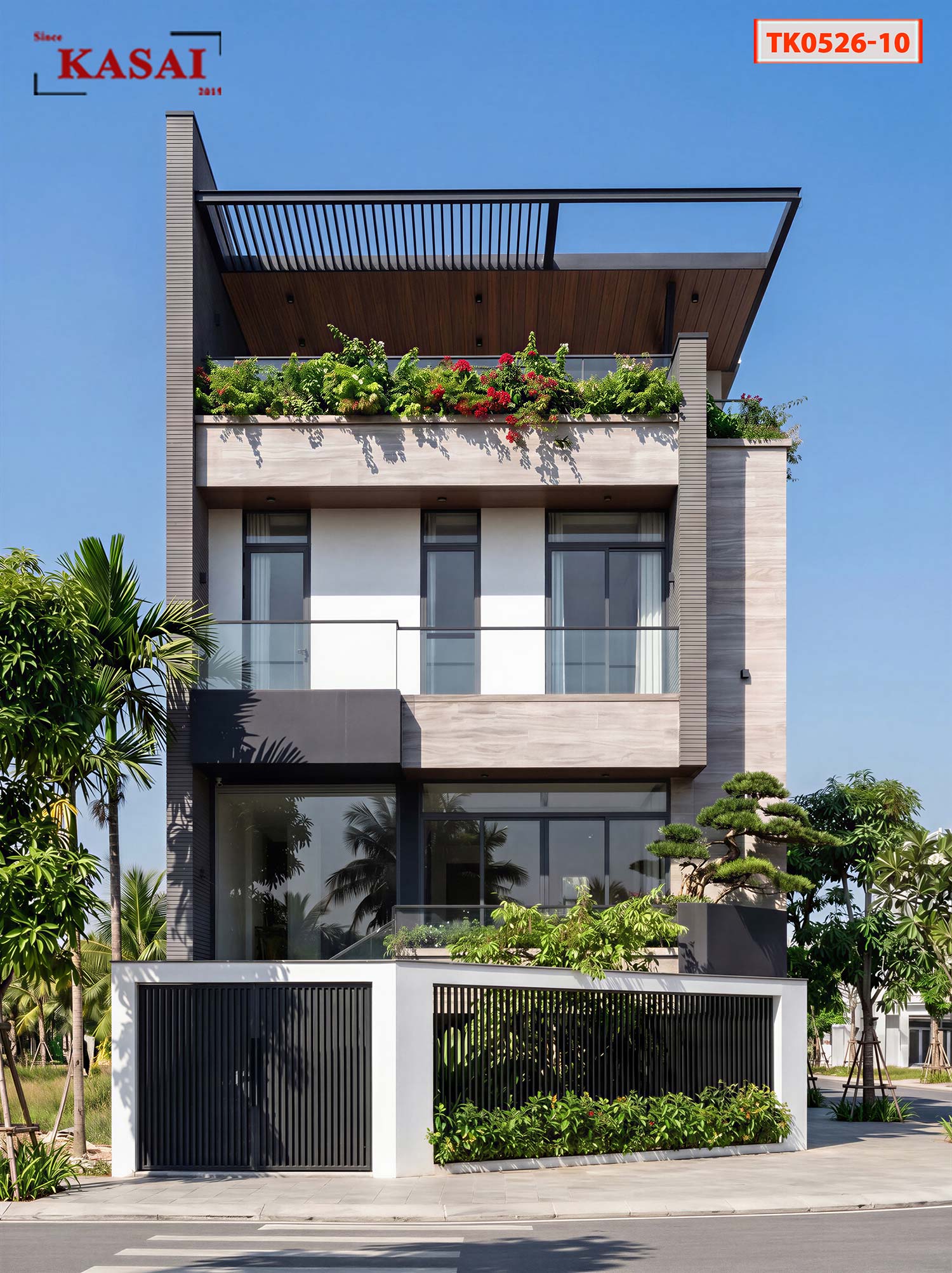 Thiết kế biệt thự 8x20m