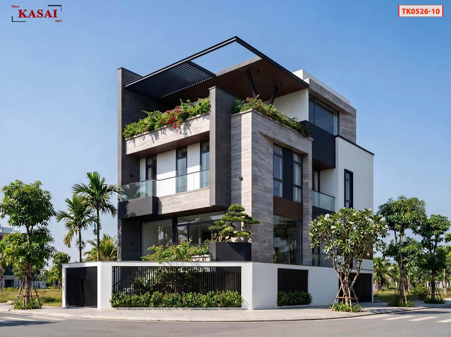 Thiết kế biệt thự 8x20m