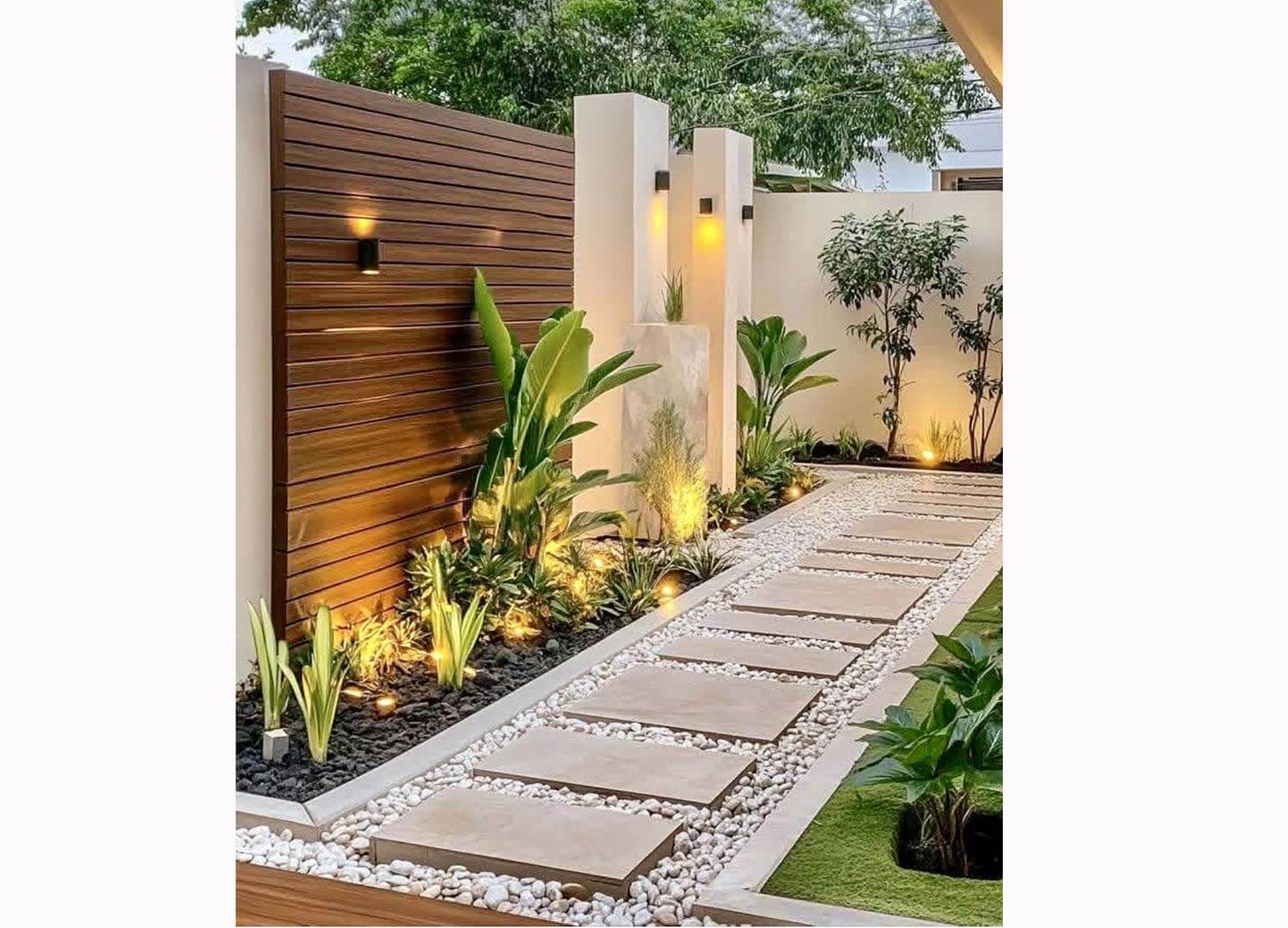 Thiết kế lối đi bên hông nhà