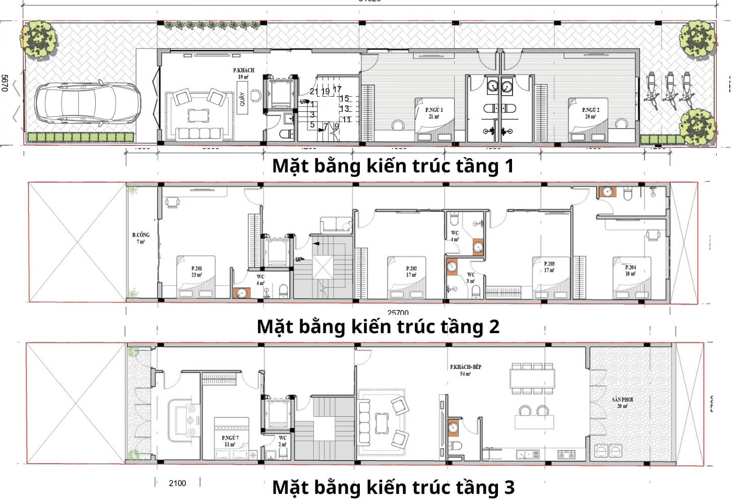 Thiết kế nhà ống vừa ở vừa cho thuê