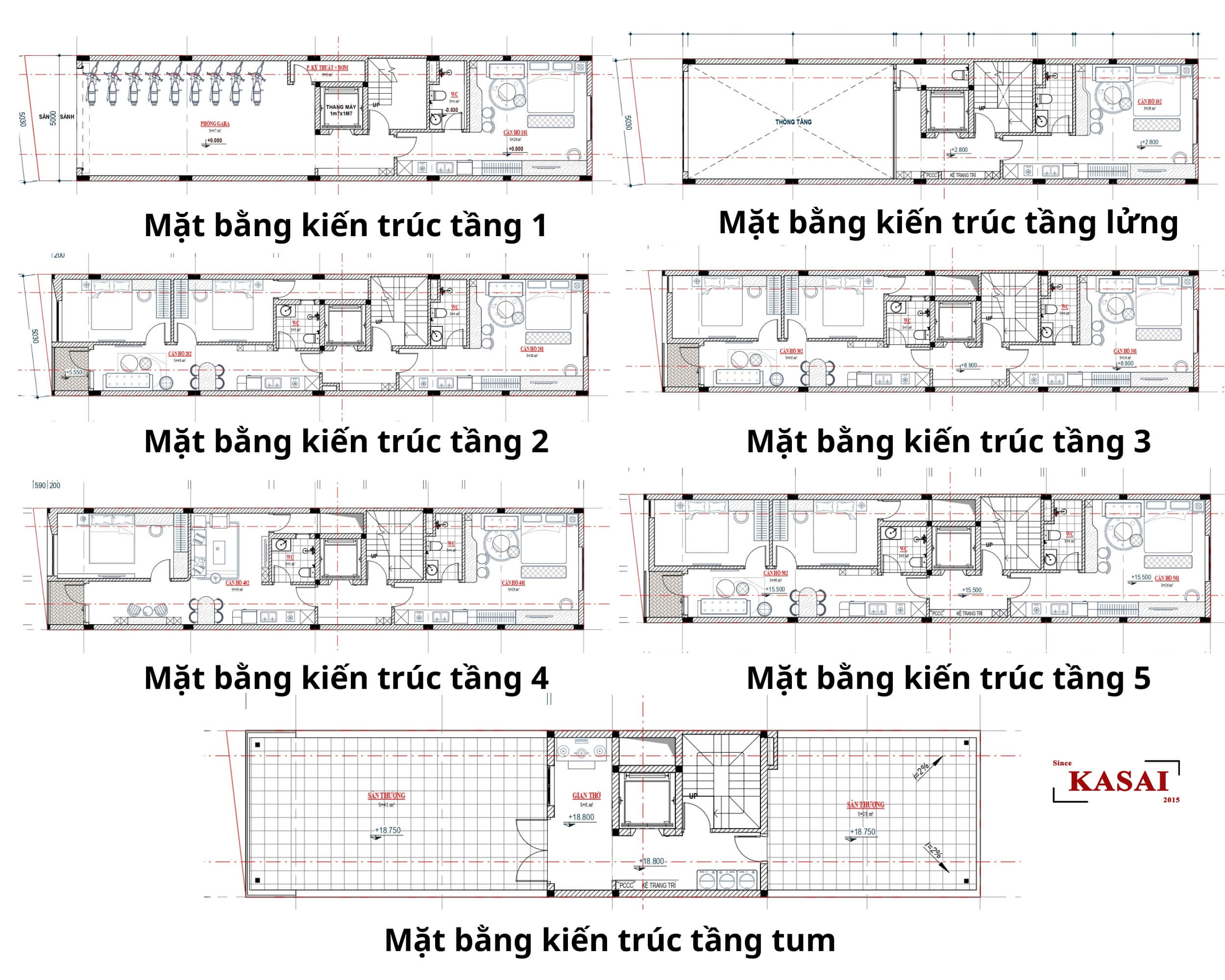 Mẫu căn hộ hiện đại đẹp