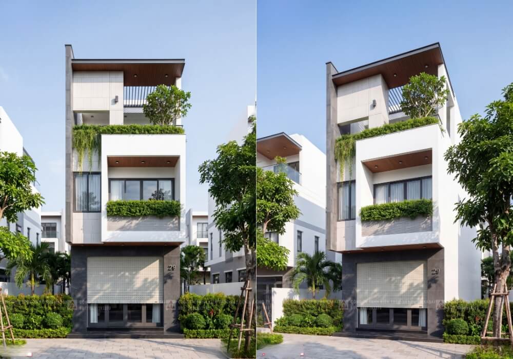 Nhà phong cách hiện đại tối giản cực bình yên