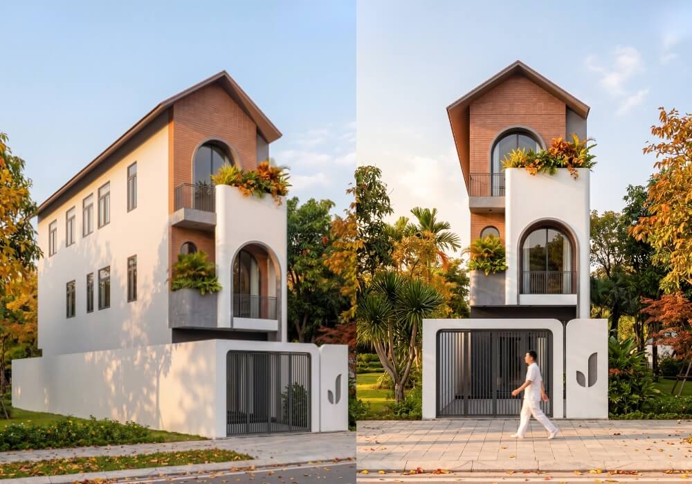 Thiết kế nhà ống vừa ở vừa cho thuê ấn tượng siêu khác biệt