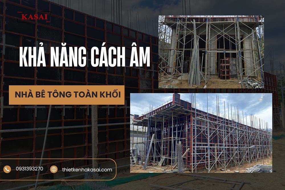 Khả năng cách âm nhà bê tông toàn khối