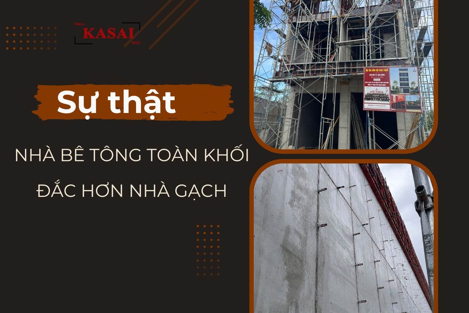 Nhà bê tông toàn khối đắc hơn nhà gạch không?