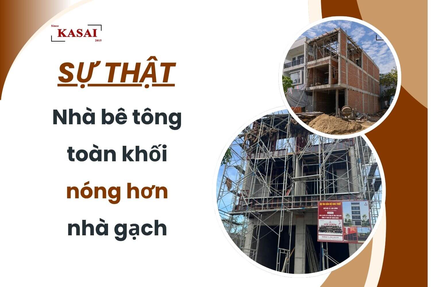Nhà bê tông toàn khối nóng hơn nhà gạch không?