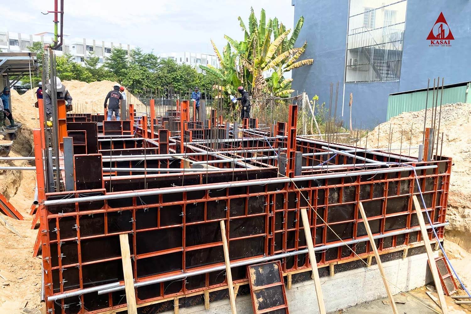 Kiểm soát vật liệu đổ bê tông nguyên khối