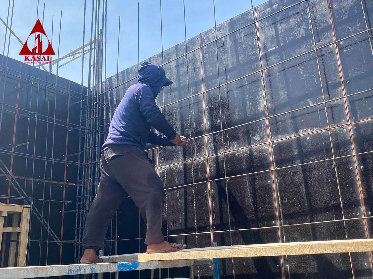 Thi công cốt thép nhà bê tông toàn khối