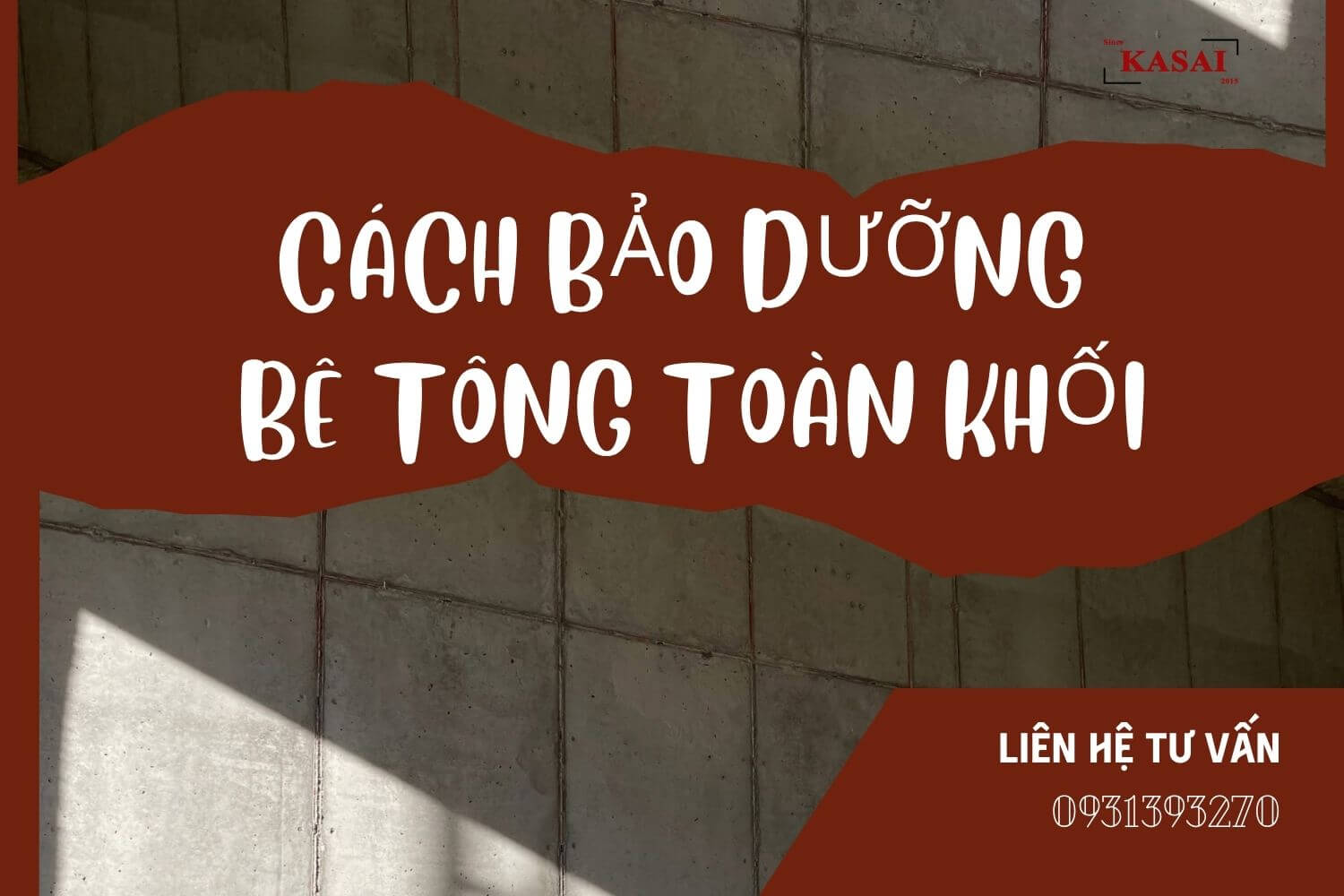 Cách bảo dưỡng bê tông toàn khối
