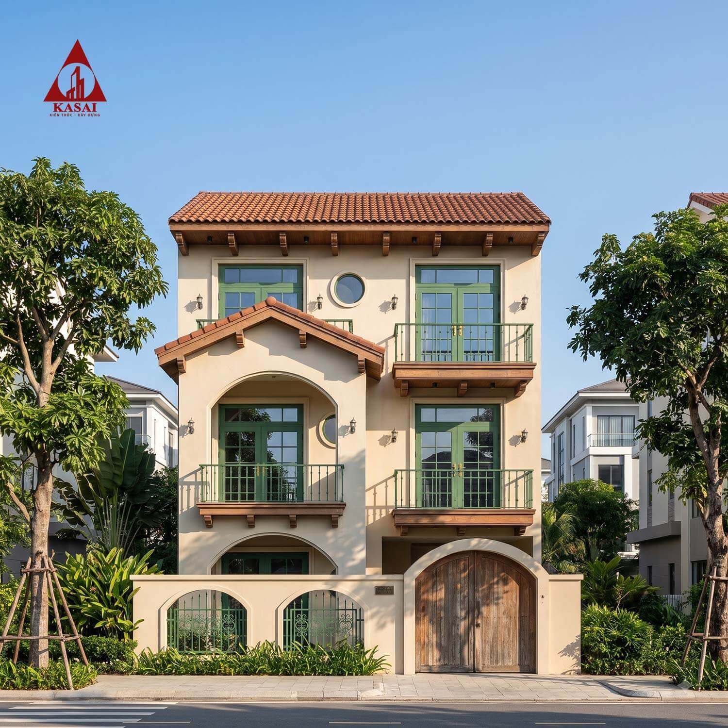 Mẫu Homestay phong cách Địa Trung Hải