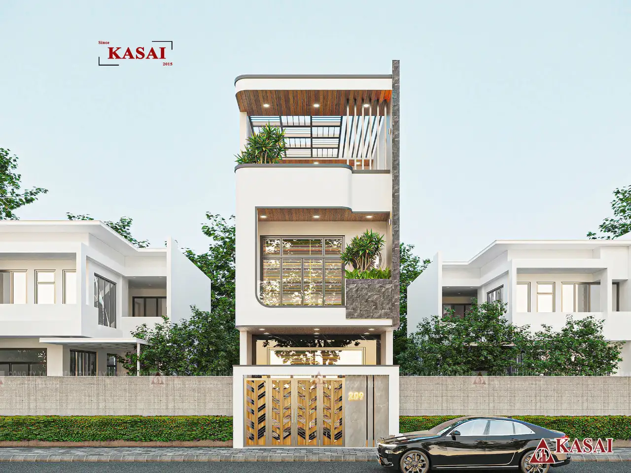 Mẫu nhà bê tông toàn khối đẹp