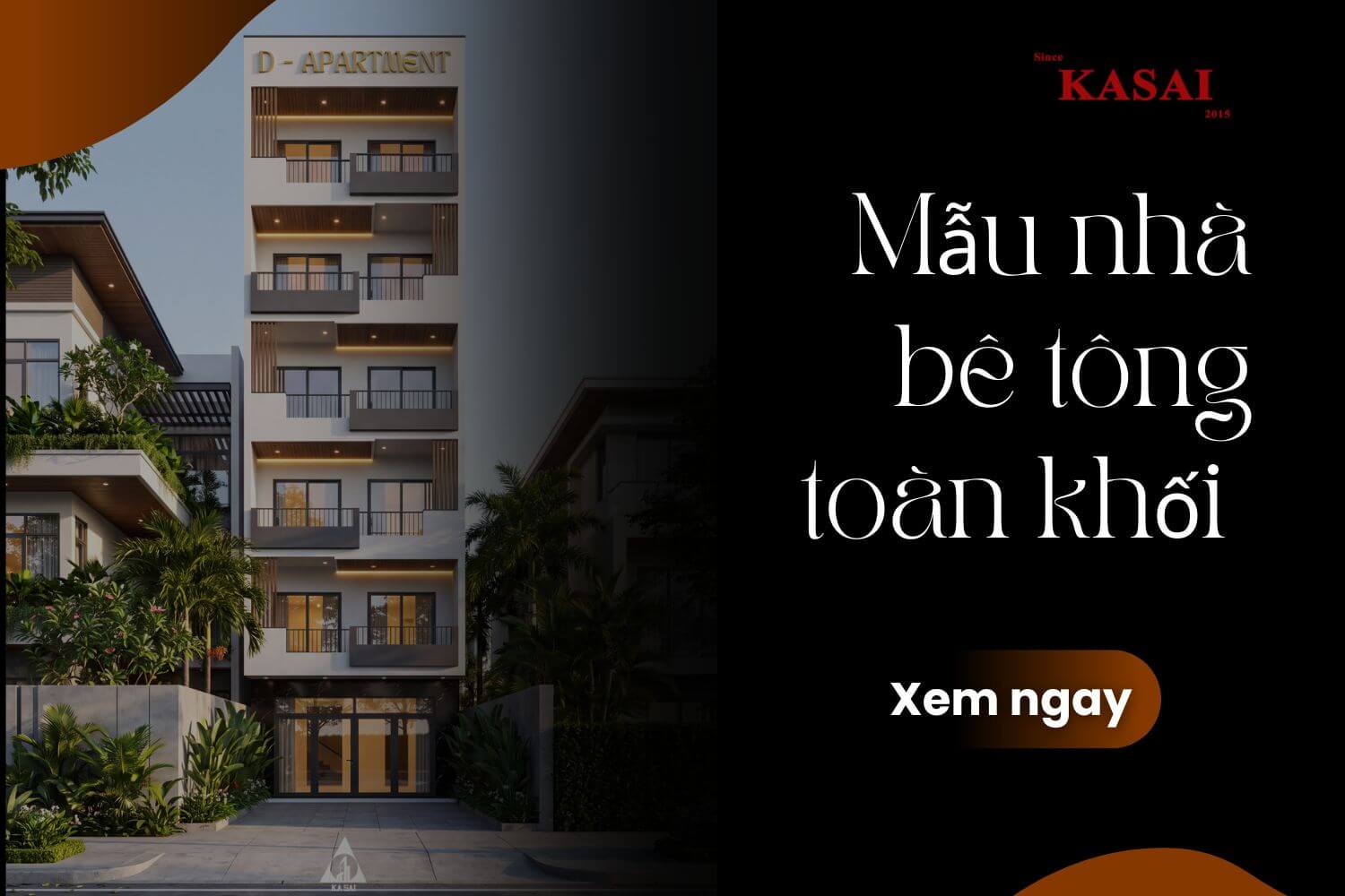 Mẫu nhà bê tông toàn khối đẹp