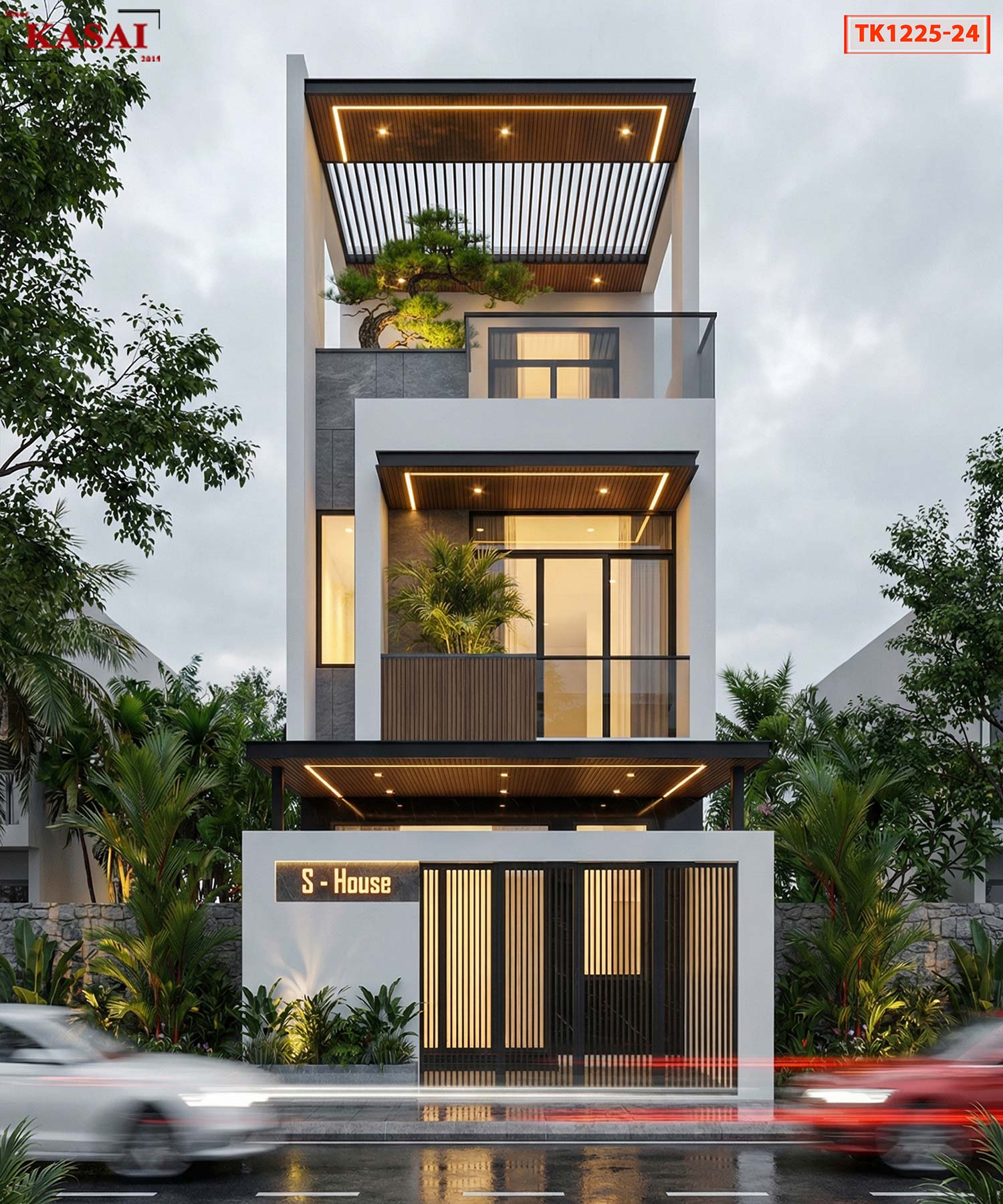 Mẫu nhà bê tông toàn khối đẹp