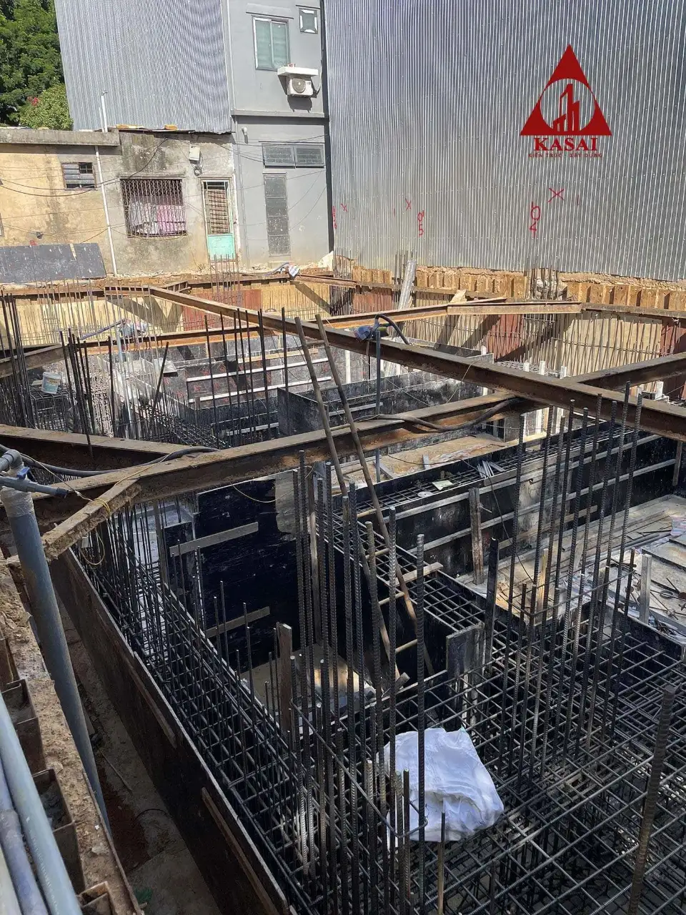 Móng xây nhà bê tông toàn khối