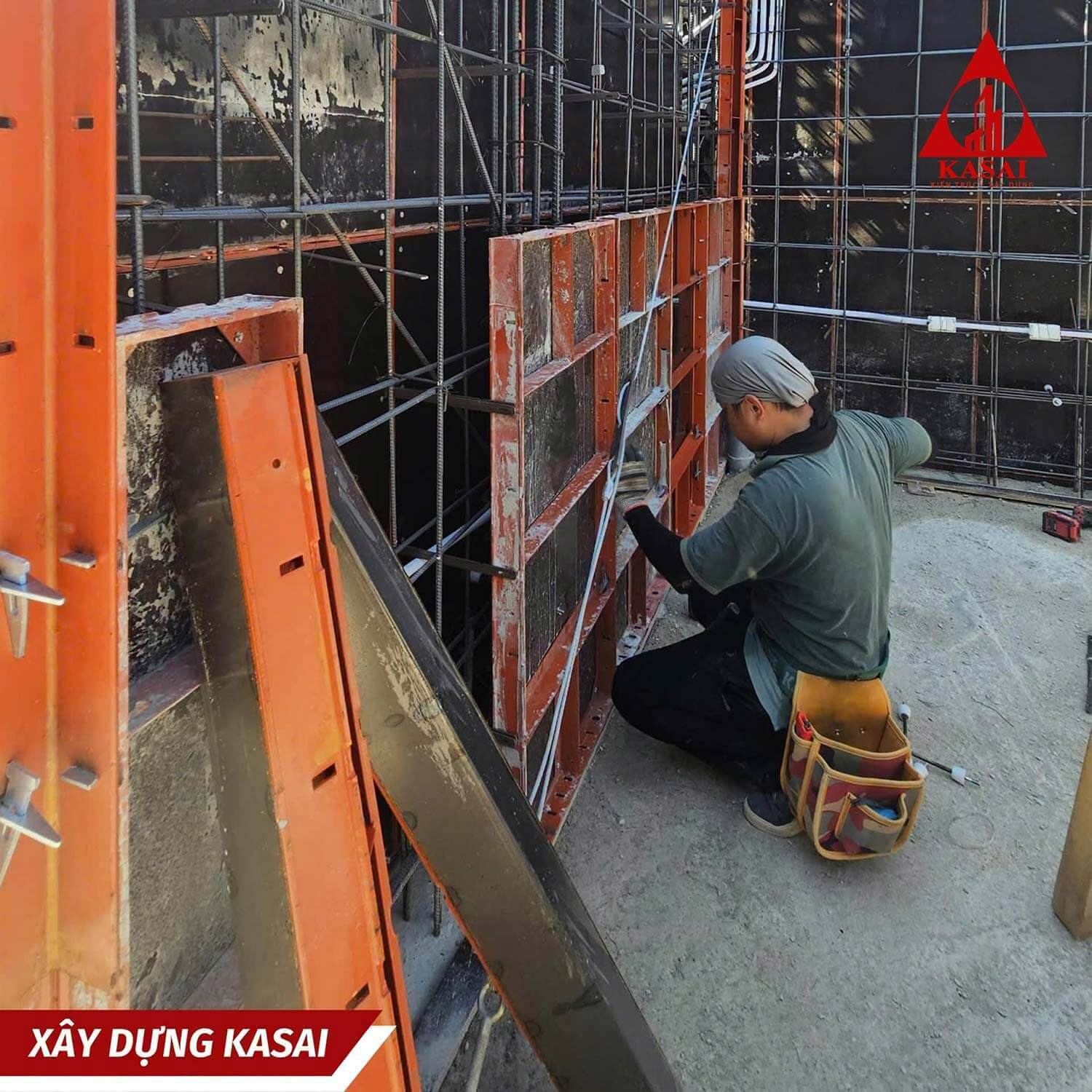 Quy trình thi công điện nước nhà bê tông toàn khối