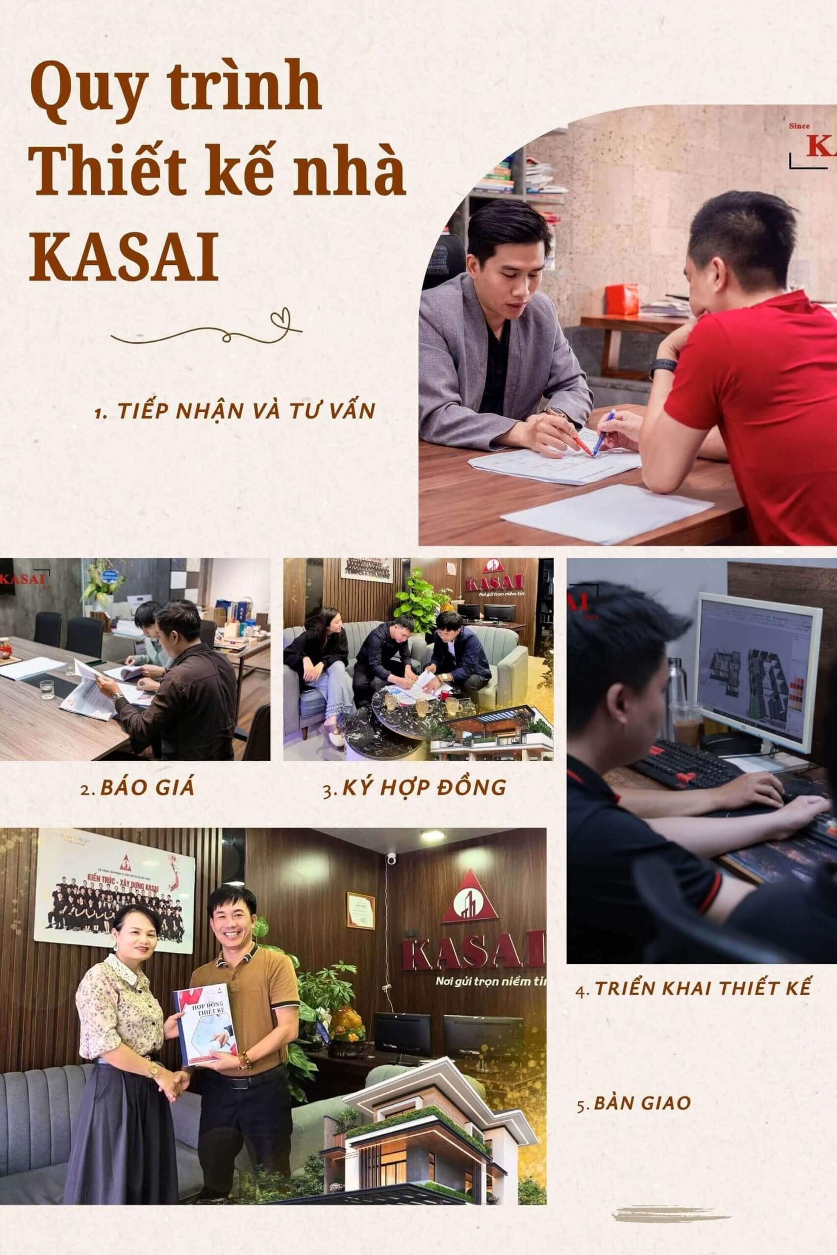 Quy trình thiết kế nhà KASAI