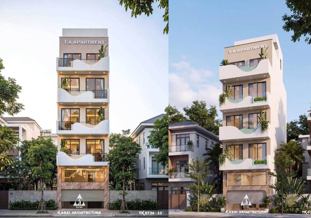 Mê mẩn với thiết kế căn hộ 6x17m đẹp sang T.A Apartment