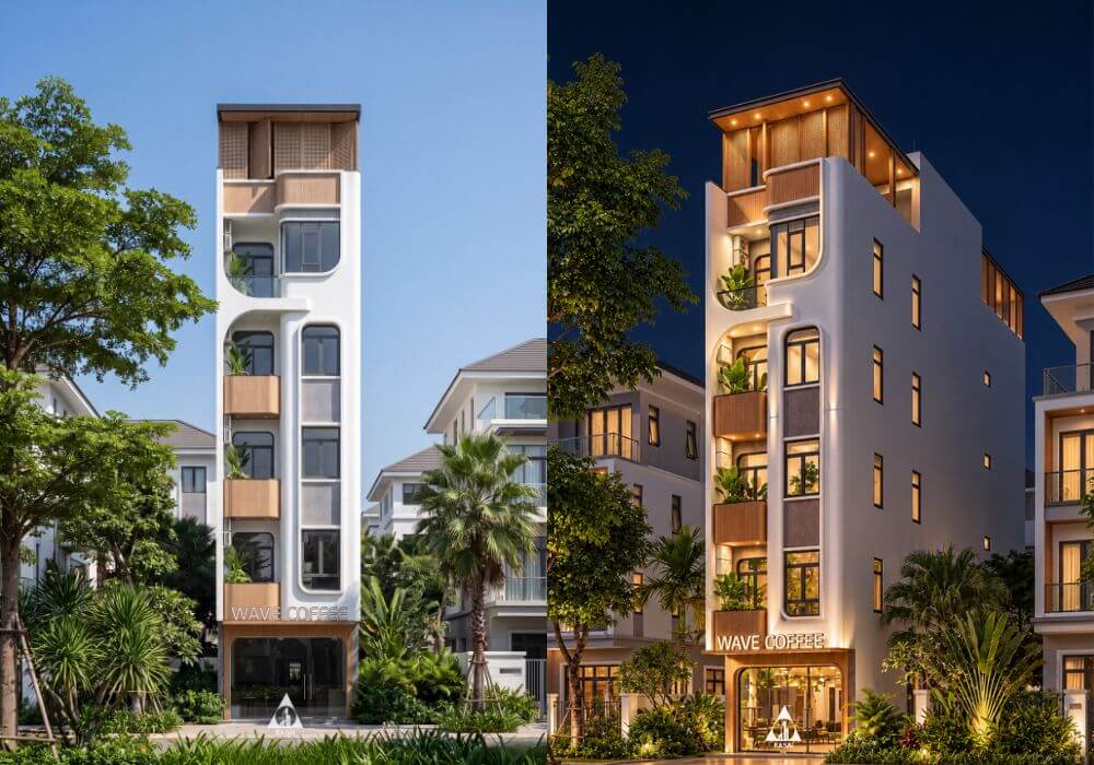 Thiết kế căn hộ dịch vụ đổ bê tông toàn khối tại Đà Nẵng