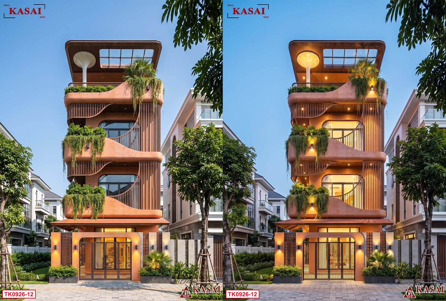 Thiết kế căn hộ cho thuê mặt tiền 8m