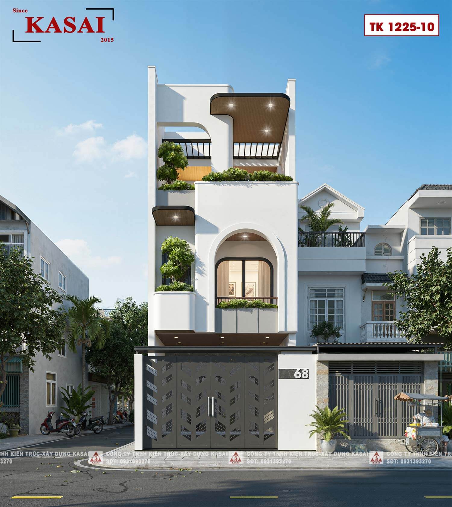 Thiết kế nhà 3 tầng Đà Nẵng đẹp