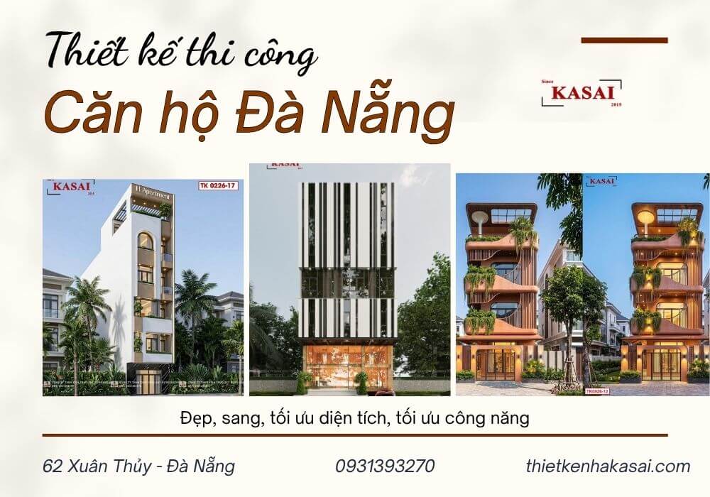 Thiết kế căn hộ đẹp Đà Nẵng – Thi công nhanh hơn 50%